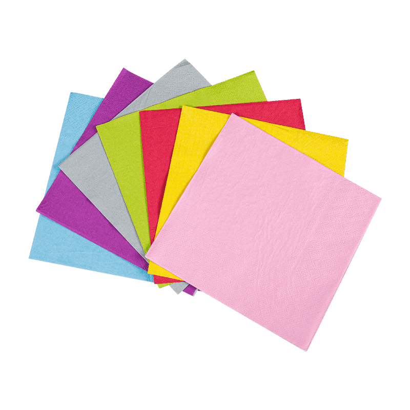 25x25 रंगीन छापिएको प्रिन्ट नेस्टकिनहरू SJ410222